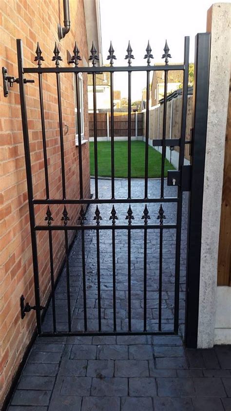 metal side gates houses|lockable metal side gates.